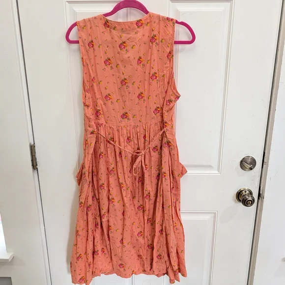 April Cornell Button Down Floral Prairie Dress - Picture 4 of 4